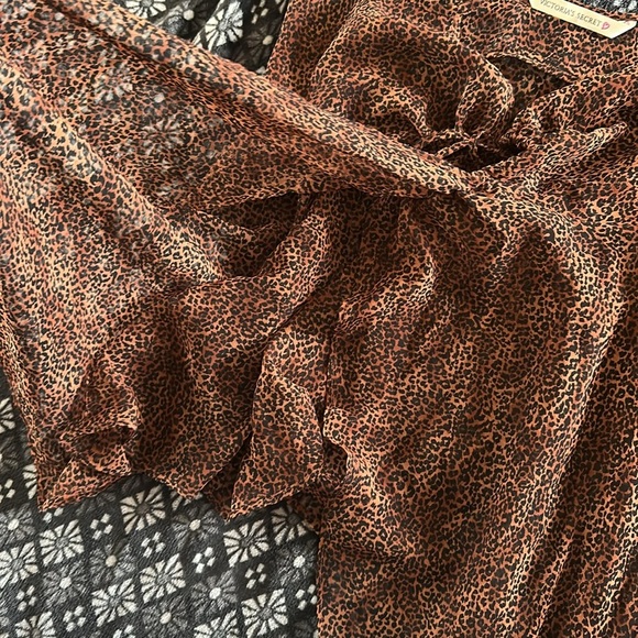 90s Victoria Secret cheetah Polyester Dress - Picture 6 of 7